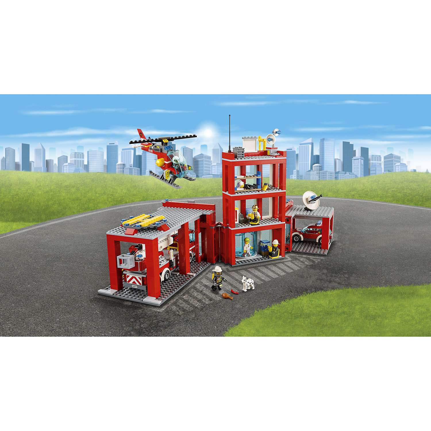 Конструктор LEGO City Fire Пожарная часть (60110) - фото 8