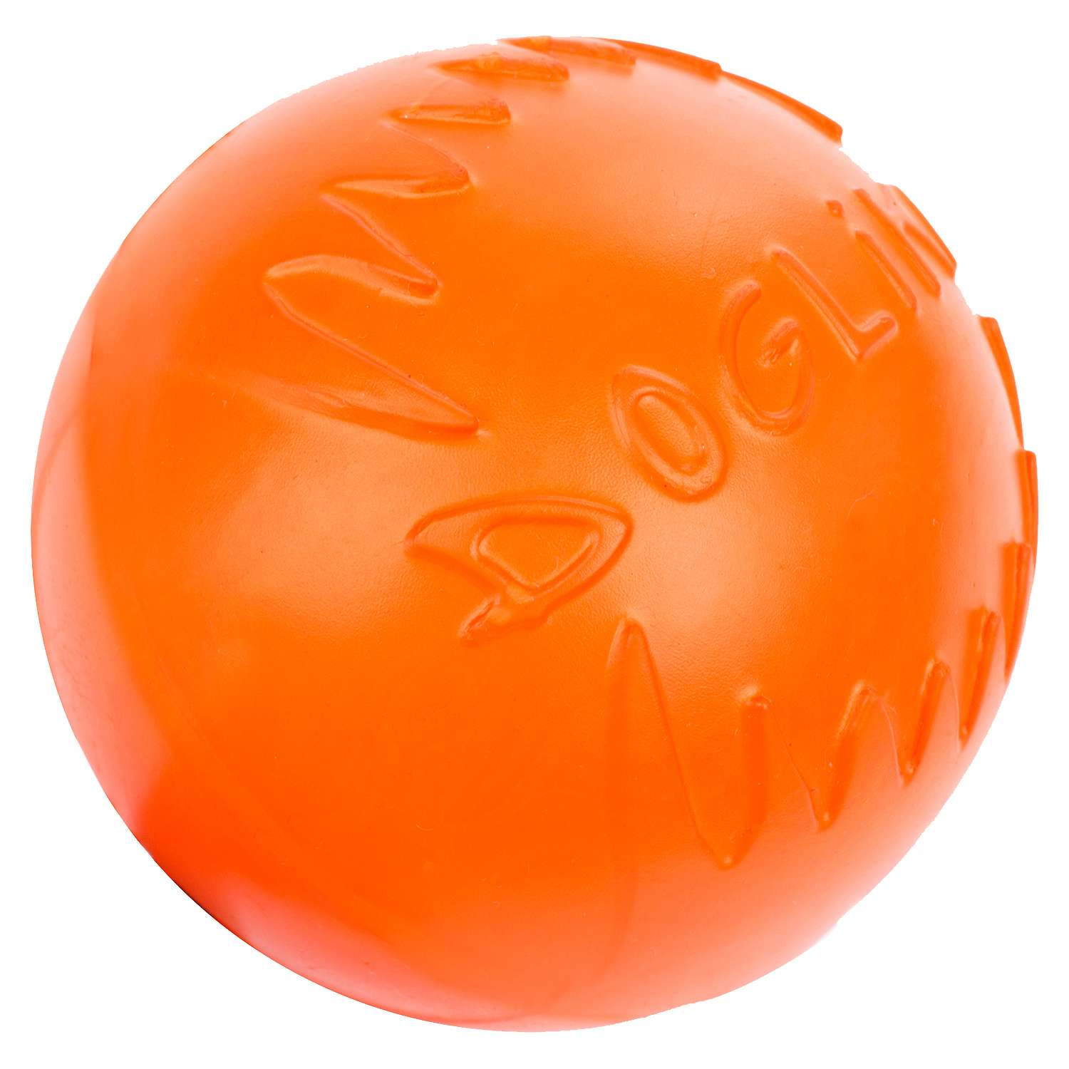 Игрушка для собак Doglike Мяч средний Оранжевый - фото 3