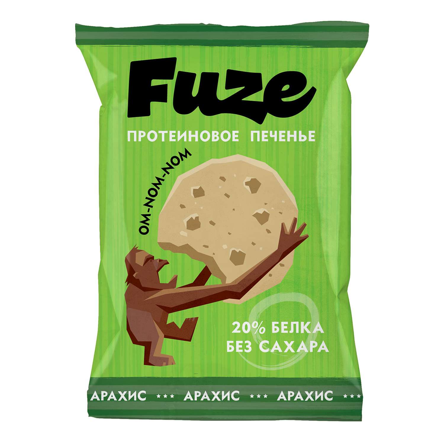 Печенье FUZE Мультибокс арахис-кокос-шоколад 9*40г - фото 2