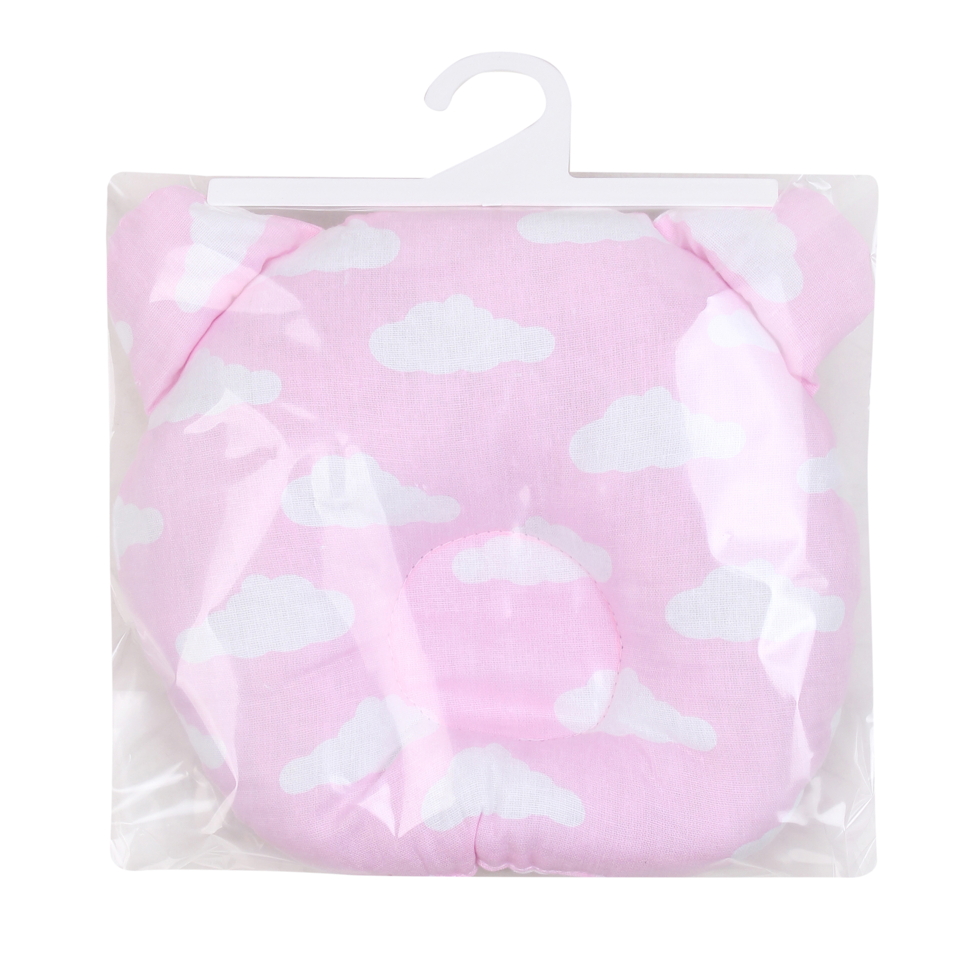 Подушка AmaroBaby анатомическая First Pillow Облака розовый - фото 5