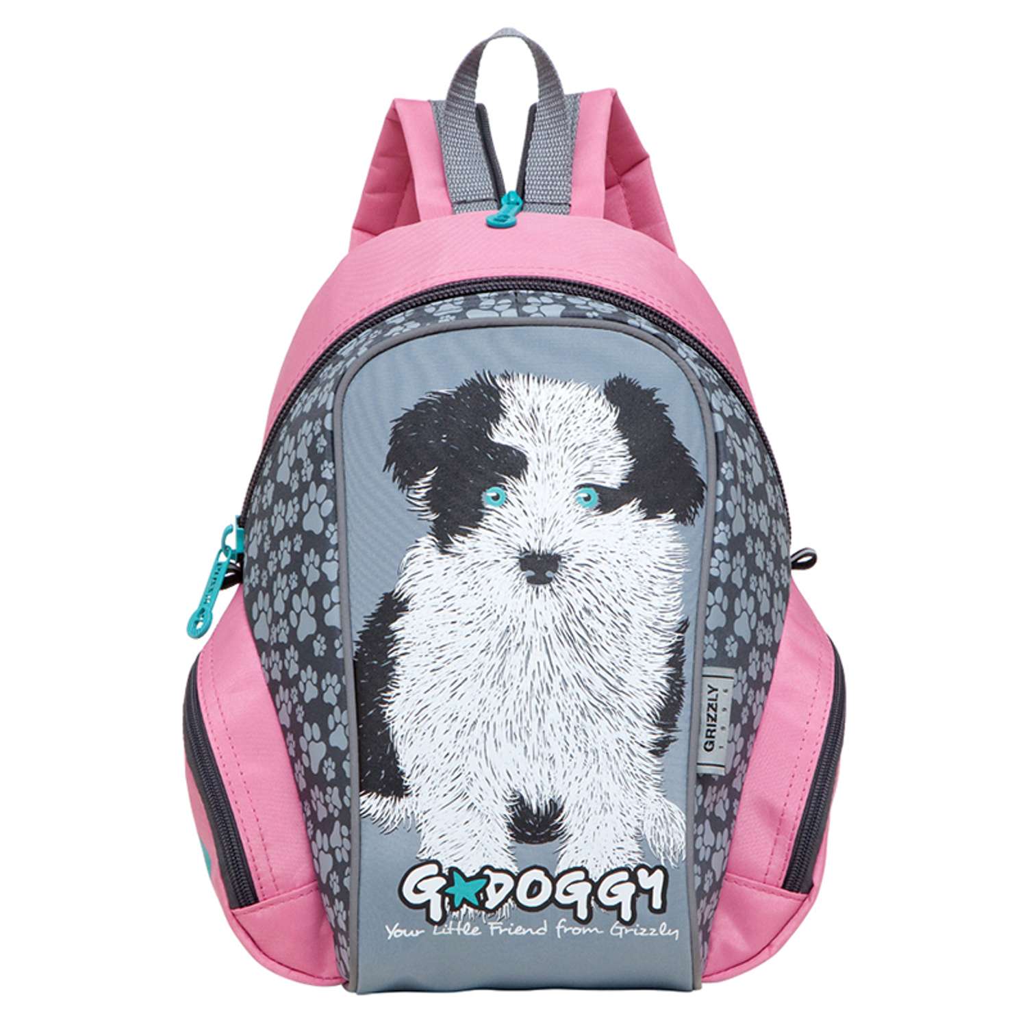 Рюкзак для девочки Grizzly Пес - фото 1