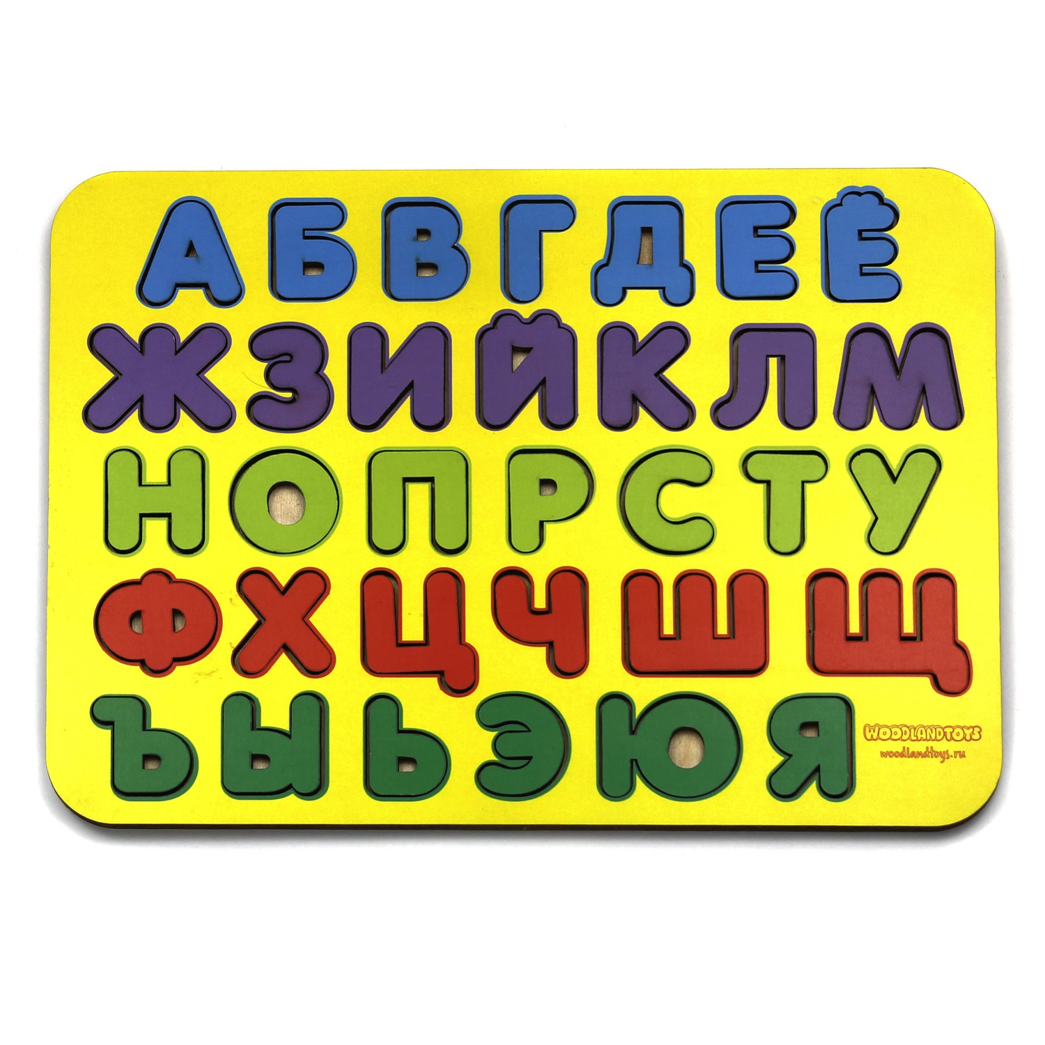 Игра развивающая WOODLANDTOYS Изучаем буквы печать w092-201t - фото 1