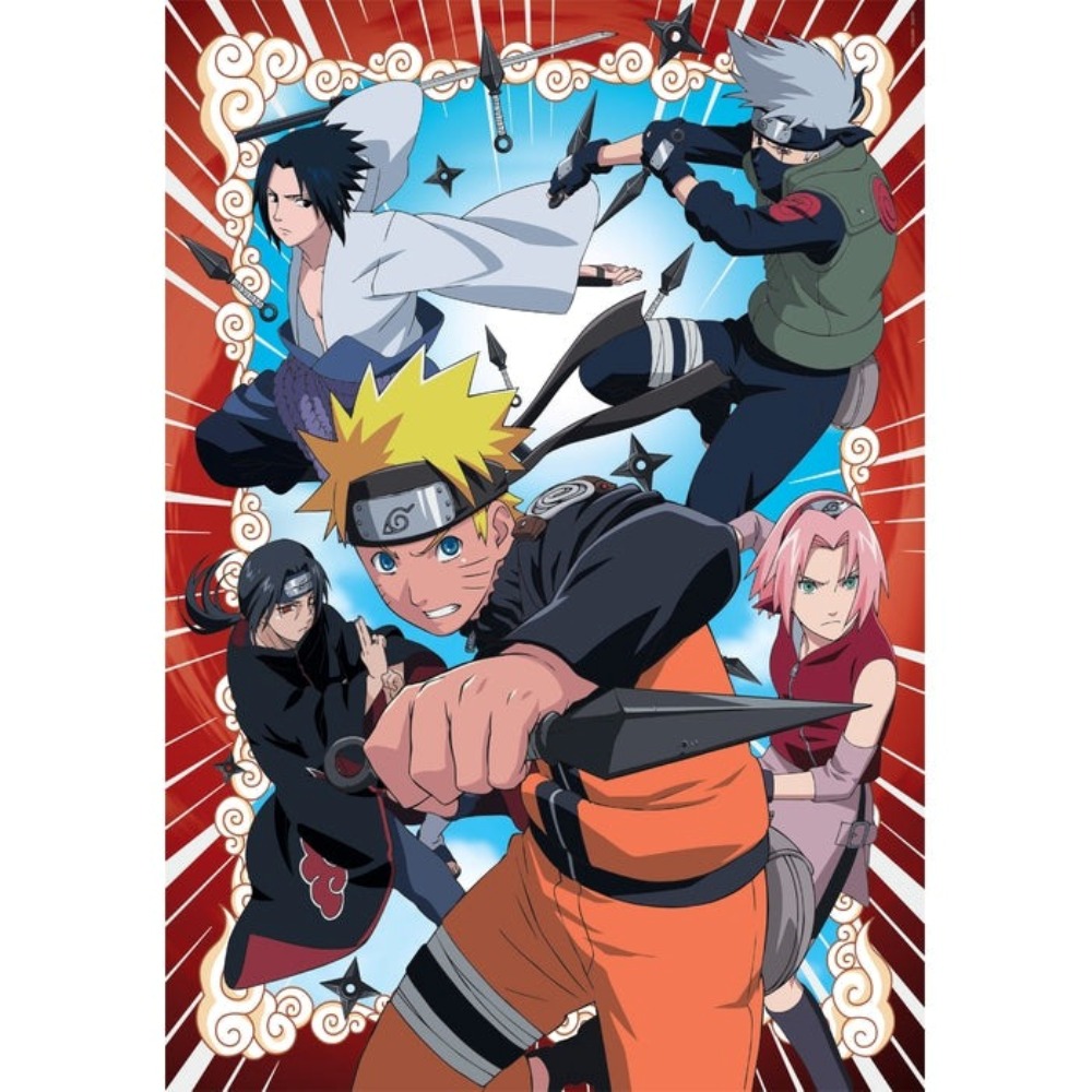 Пазл Clementoni 1000 деталей: Naruto. Аниме