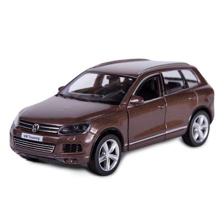 Машина Mobicaro 1:32 Volkswagen Touareg Коричневая