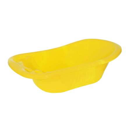 Ванна детская elfplast для купания со сливным клапаном желтый 50 л
