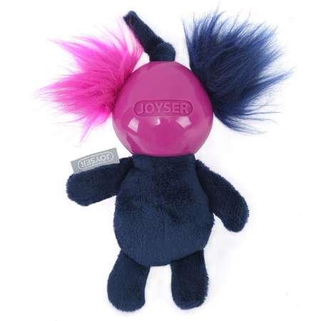 Игрушка для собак JOYSER Puppy Белка в резиновом шлеме с пищалкой S 14см Синяя
