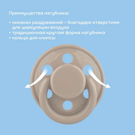 Пустышка Lubby латекс от 0 мес.