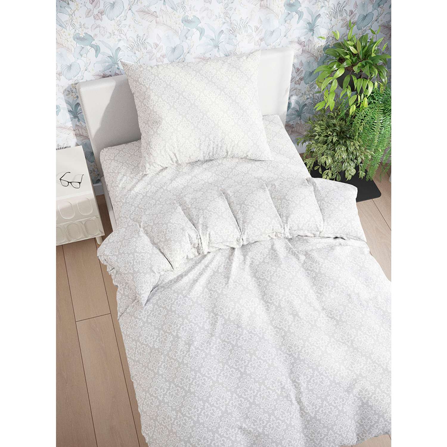Комплект постельного белья Anna Maria Klassik белый 1.5 спальный - фото 1