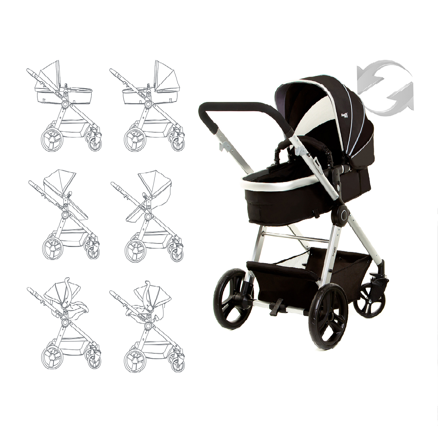 Коляска 2в1 Ramili Baby Lite - фото 5