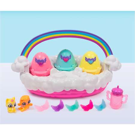 Игровой набор Hatchimals Неоновая Радужная Корзина