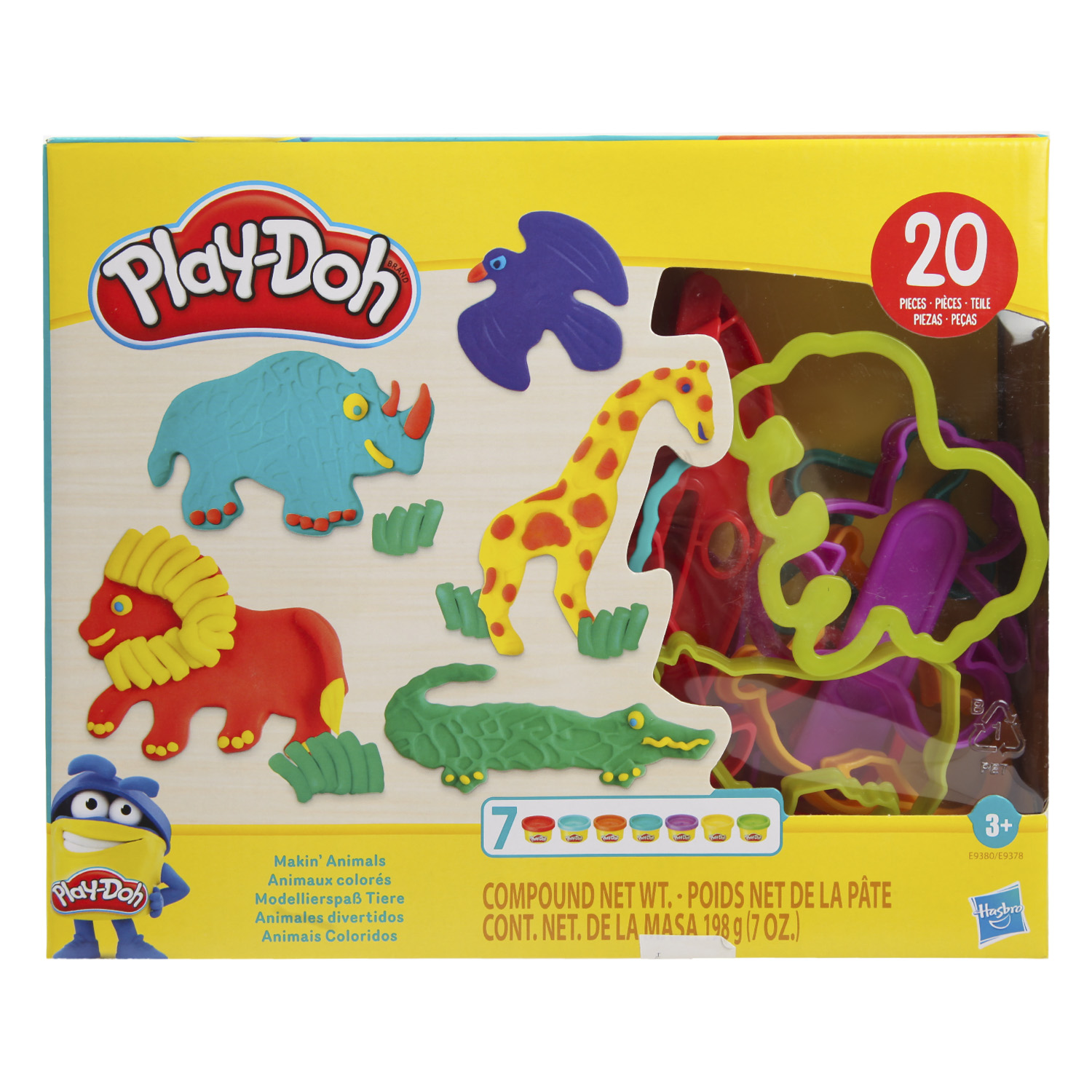 Набор игровой Play-Doh Веселое сафари PN00050743 - фото 1