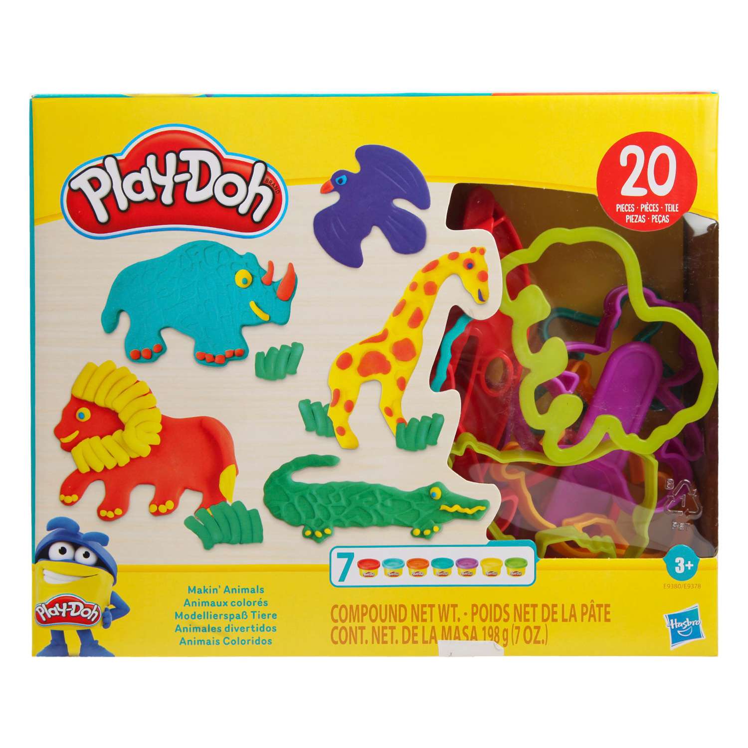 Набор игровой Play-Doh Веселое сафари PN00050743 - фото 1