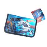 Пенал Barbie Hot Wheels средний 2 отделения на молнии 42505154