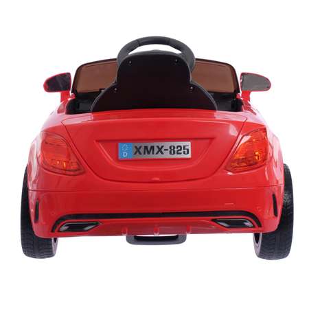 Электромобиль Sima-Land S CLASS 2 мотора EVA колеса кожаное сидение цвет красный
