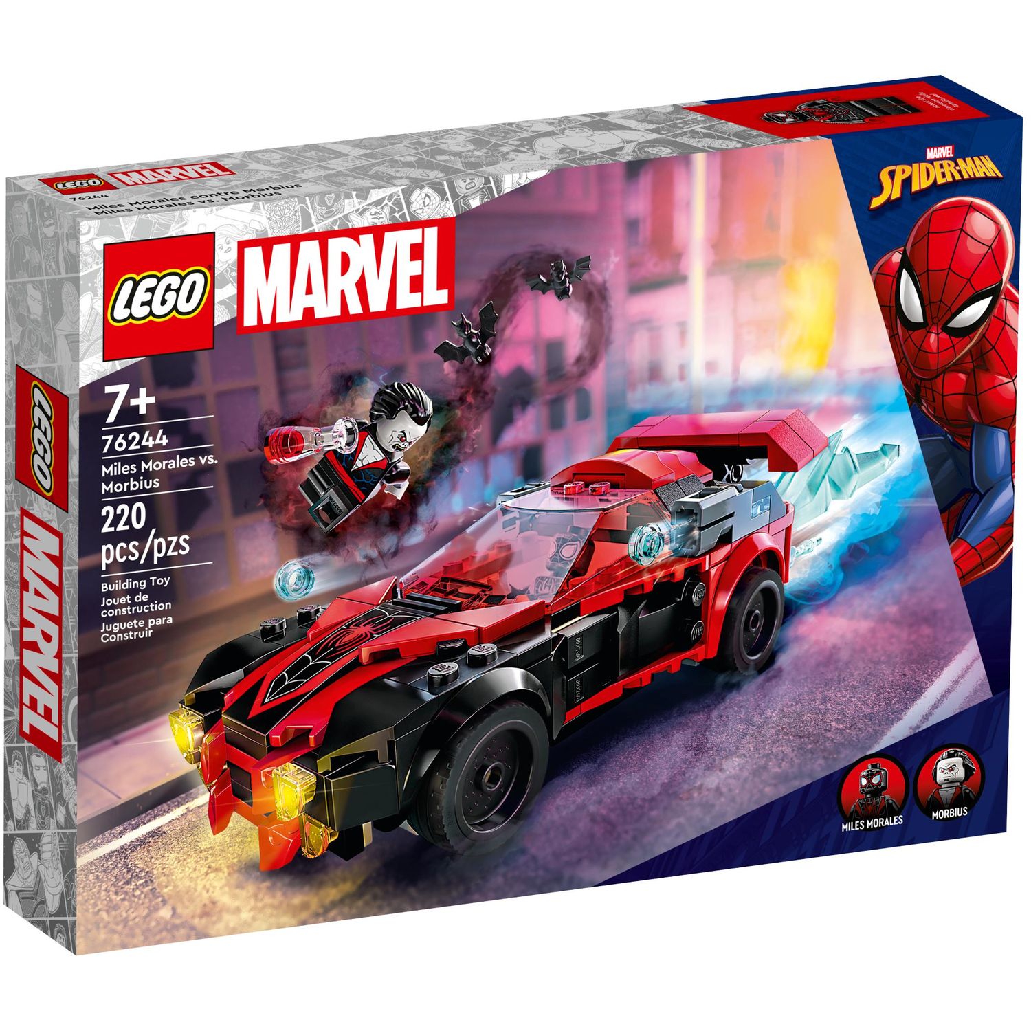 Конструктор LEGO Marvel Super Heroes Miles Morales vs Morbius 76244 купить  по цене 2499 ₽ в интернет-магазине Детский мир