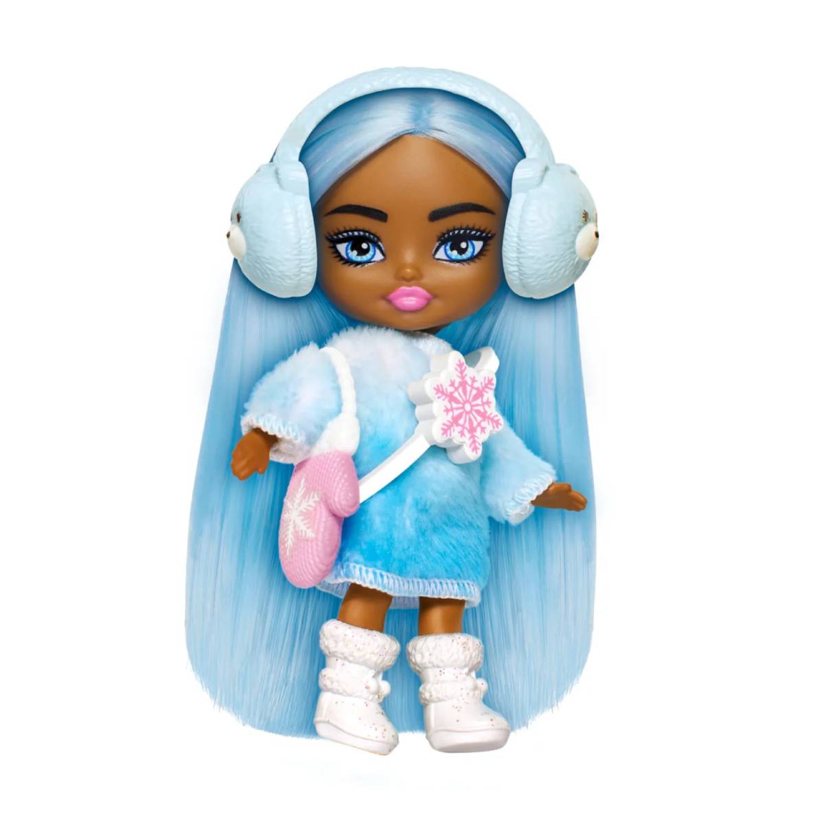 Игровой набор с куклой Barbie Extra Fly Mini Minis Snow 00-00019204 - фото 2