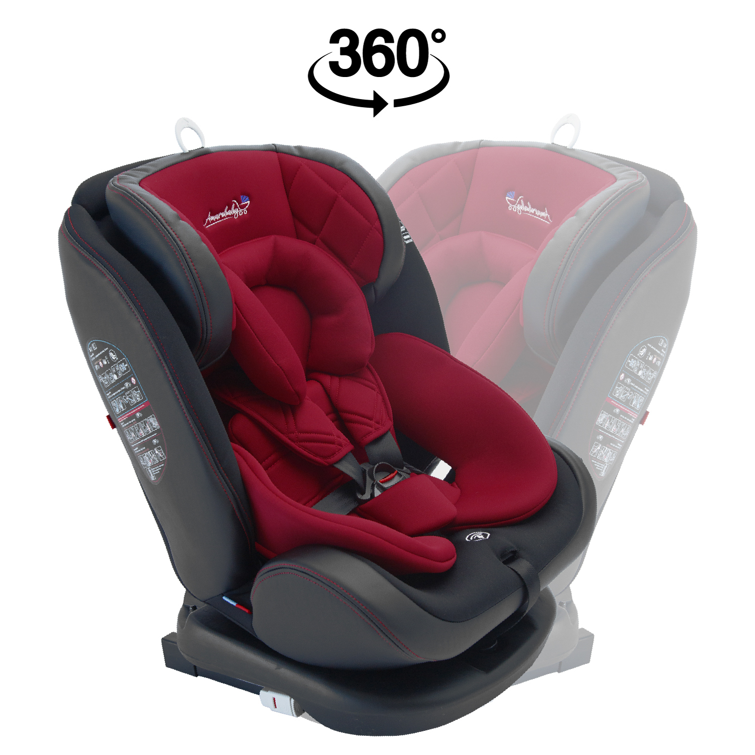 Автокресло Amarobaby Isofix 0+/1/2/3 (0-36 кг) - фото 4