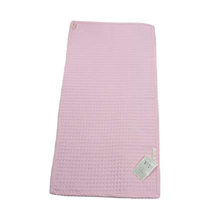 Полотенце вафельное YUMMYKI для рук лица и тела 34х76 см розовое