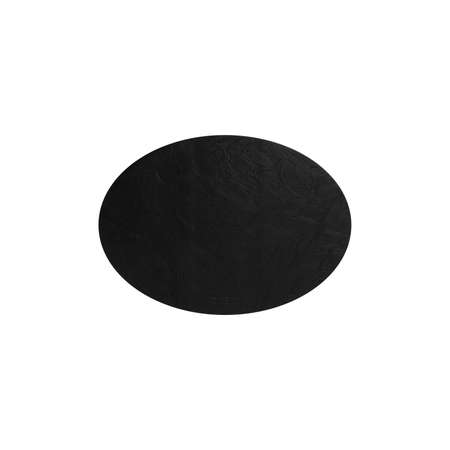 Салфетка сервировочная DeNASTIA Металлик 45x32 см экокожа черный E000590