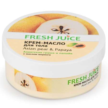 Набор Fresh Juice МП  Гель для душа 400мл и Крем-масло для тела азиатская груша и папайя 225мл