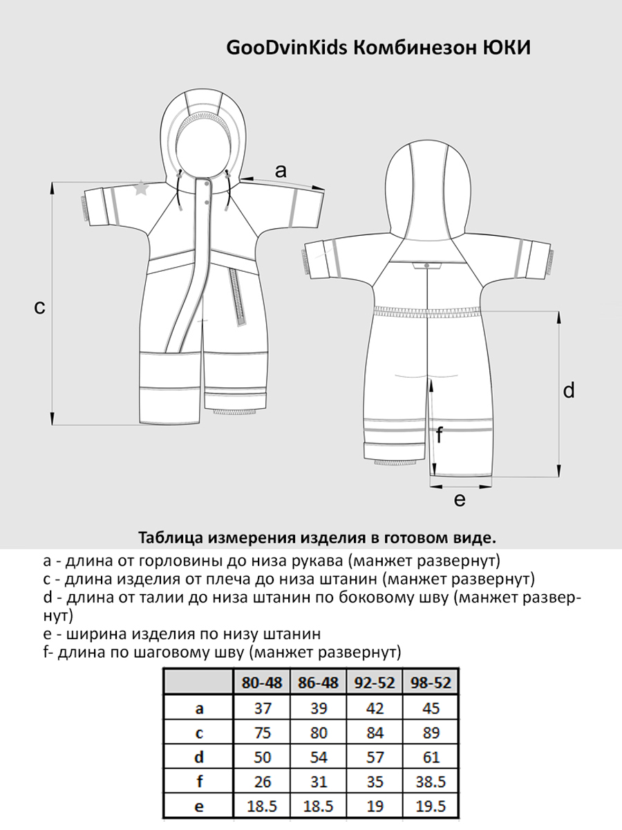 Комбинезон GooDvinKids КМ13018-17/лайм - фото 7