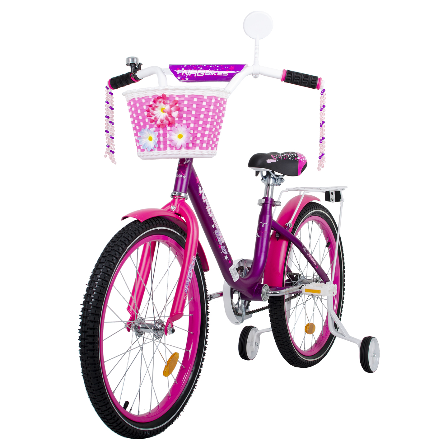 Велосипед NRG BIKES SWAN 20 violet-pink - фото 14