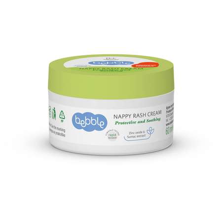 Крем Bebble от опрелостей и кожных раздражений Nappy Rash Cream 60 мл с 0мес