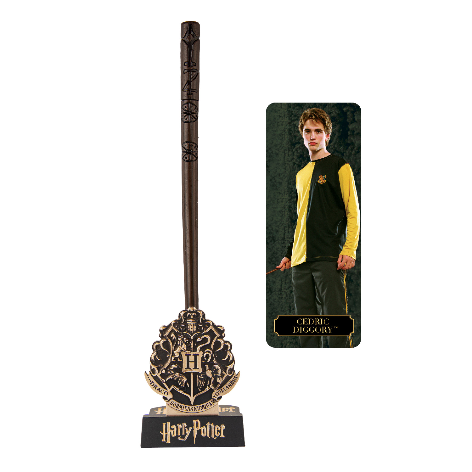 Ручка Harry Potter: Волшебная палочка Седрика Диггори с подставкой и закладкой