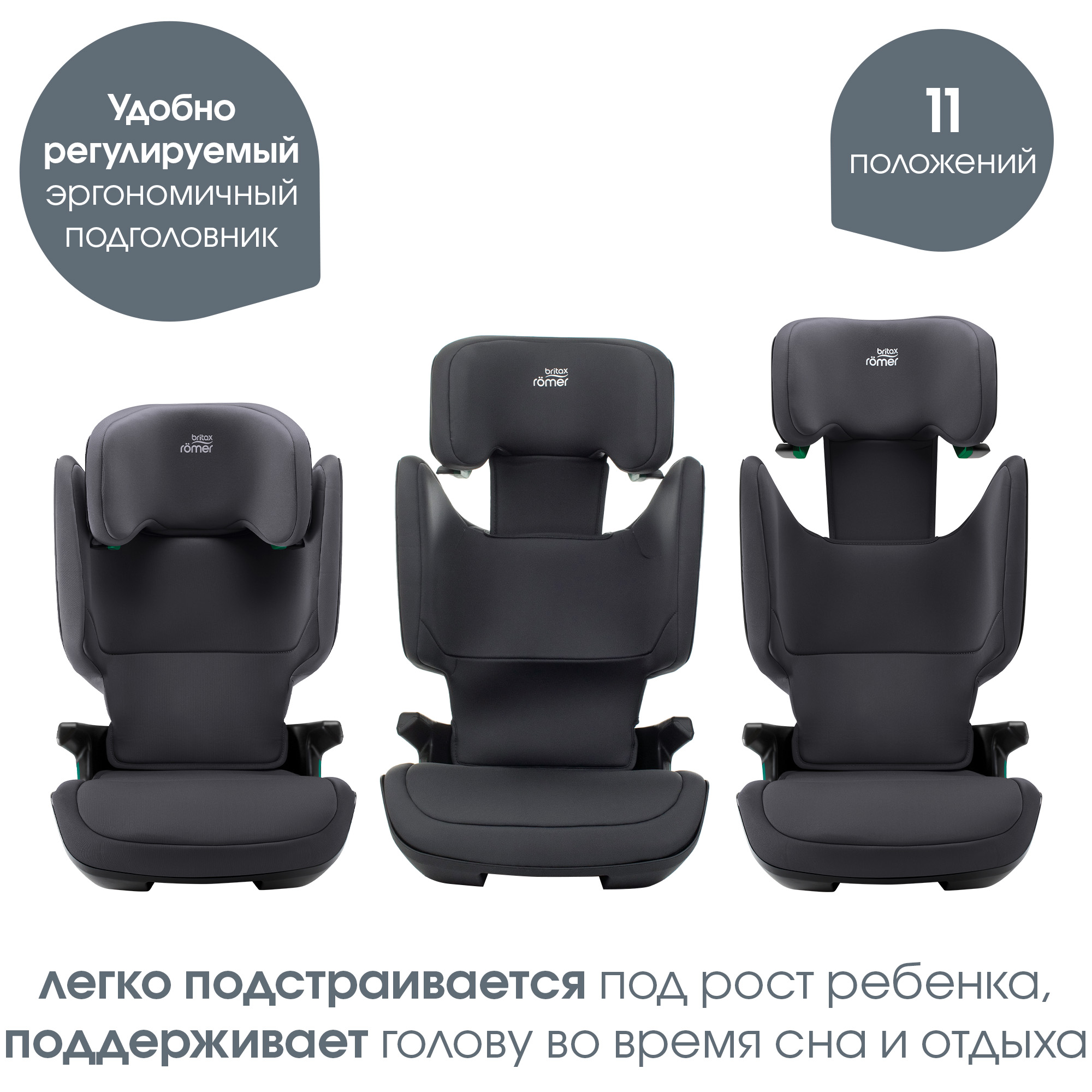 Детское автокресло Britax Roemer KIDFIX M i-Size Storm Grey - фото 6