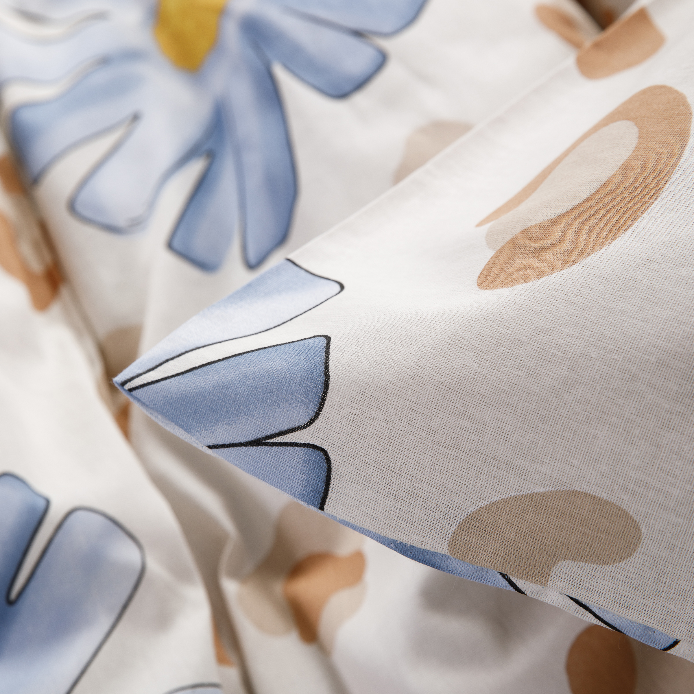 Постельное белье Веселина Цветы Лео 1.5 спальный наволочки 70х70 см - фото 4