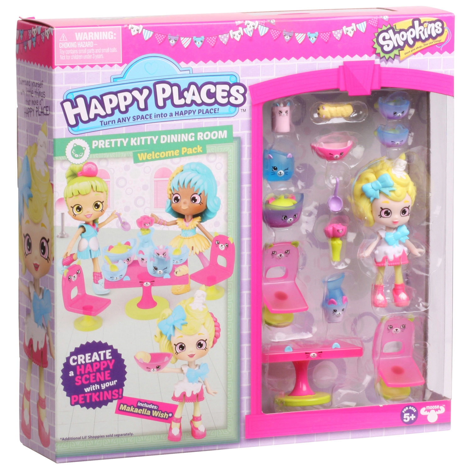 Набор Happy Places Shopkins Новоселье Прелестная кухня с котятами 56470 - фото 4