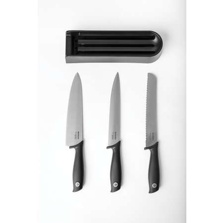 Набор ножей Brabantia Tasty+ 4 шт темно-серый