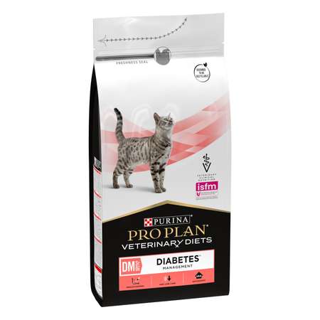 Корм для кошек Purina Pro Plan Veterinary diets DM при диабете 1.5 кг