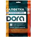 Салфетка из микрофибры DORA для мебели и бытовой техники 30х30 см