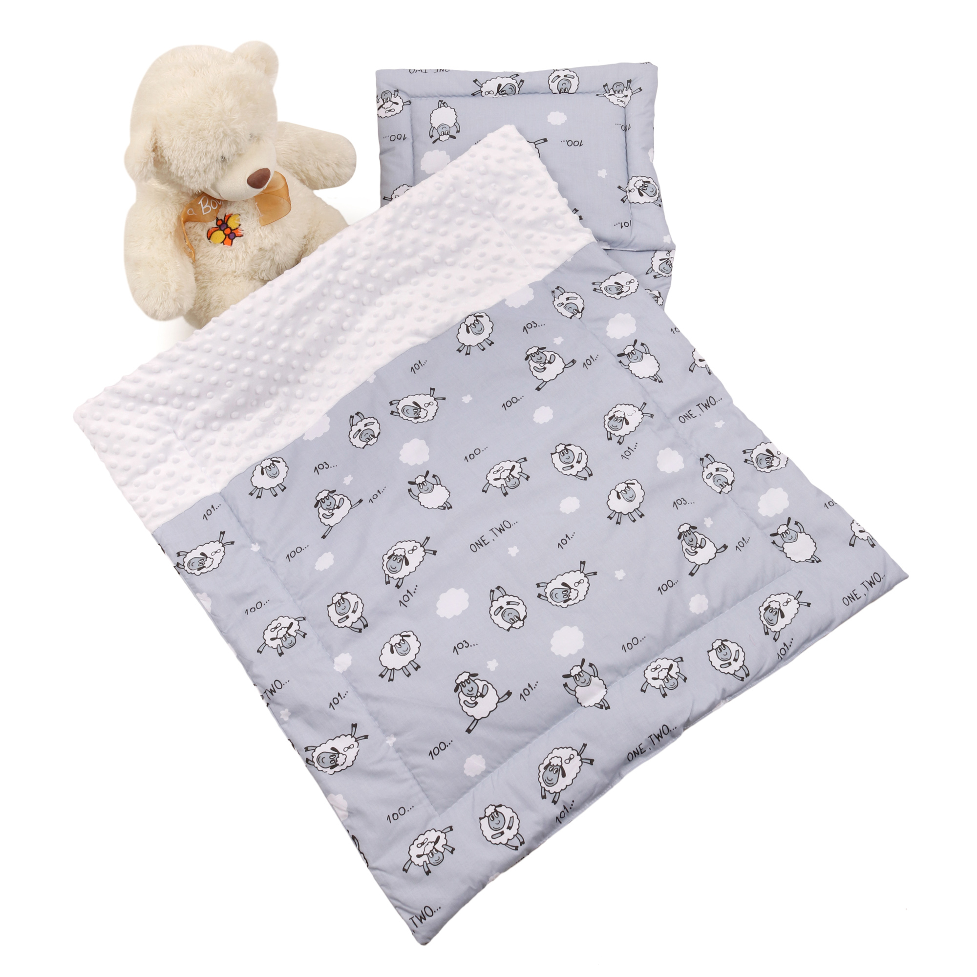 Комплект в коляску AmaroBaby Exclusive Soft Collection 101 Барашек AMARO-36MS-SCB - фото 3