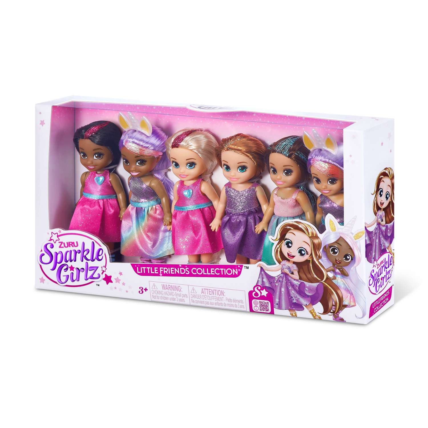 Набор игровой Sparkle Girlz Мини-куклы 6шт 100524 100524 - фото 9