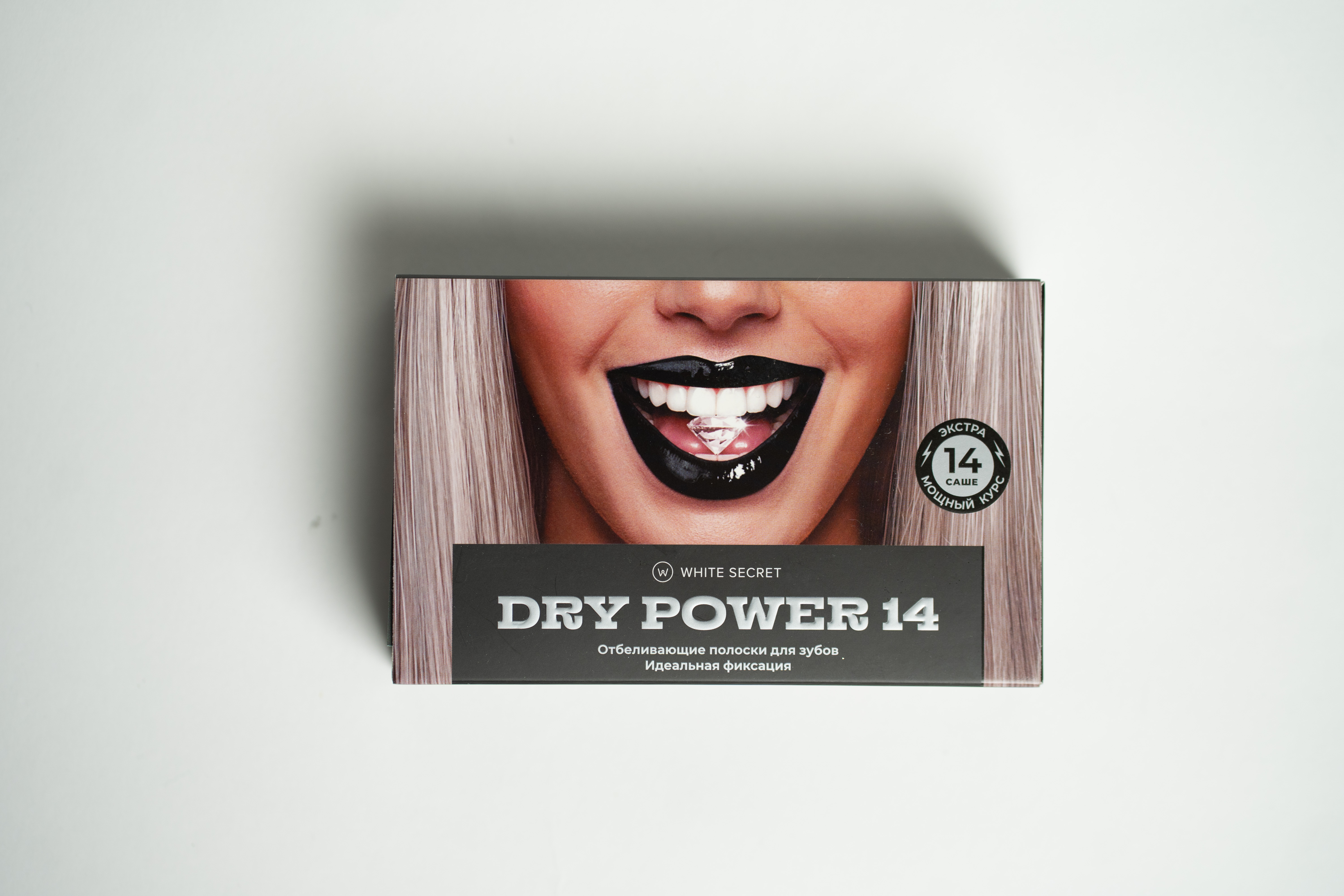 Полоски для отбеливания зубов White Secret Dry Power 14 мощный курс на 14 дней - фото 5