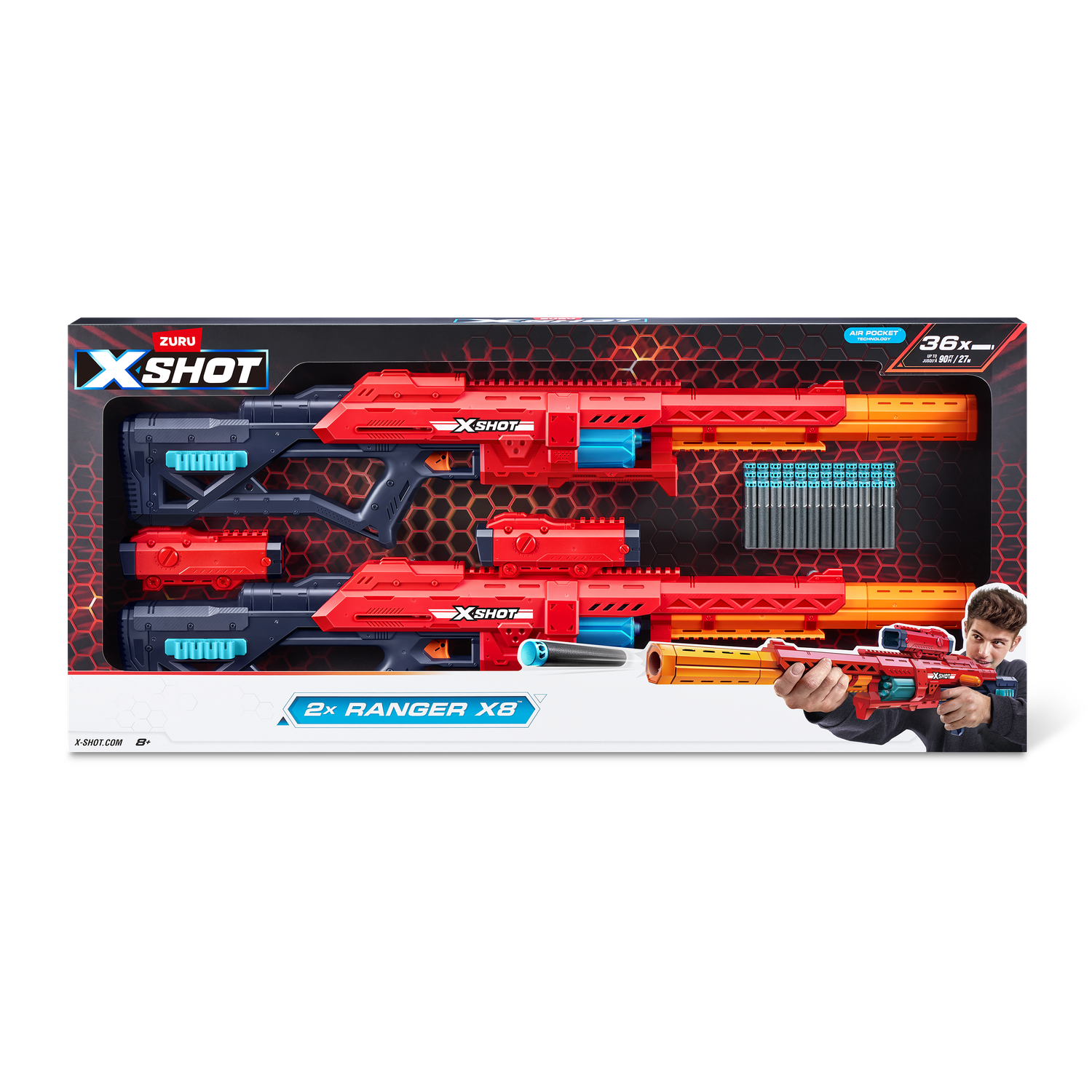 Набор игровой XSHOT Excel Range X8 2шт 36708 - фото 7