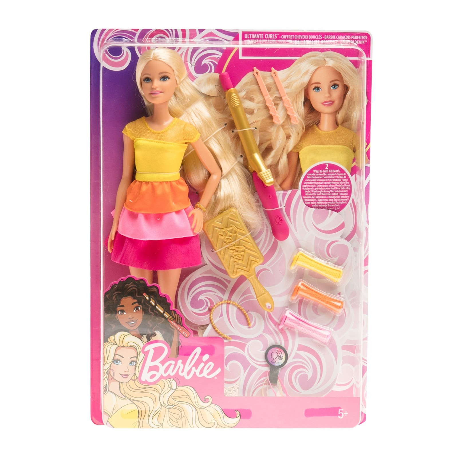 Кукла Barbie в модном наряде с аксессуарами для волос GBK24 купить по цене  999 ₽ в интернет-магазине Детский мир