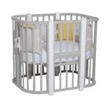 Детская кроватка Incanto Nuvola 7 в 1, (серый)