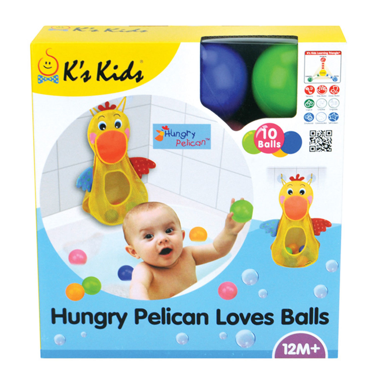 Голодный пеликан K's Kids с мячиками - фото 6