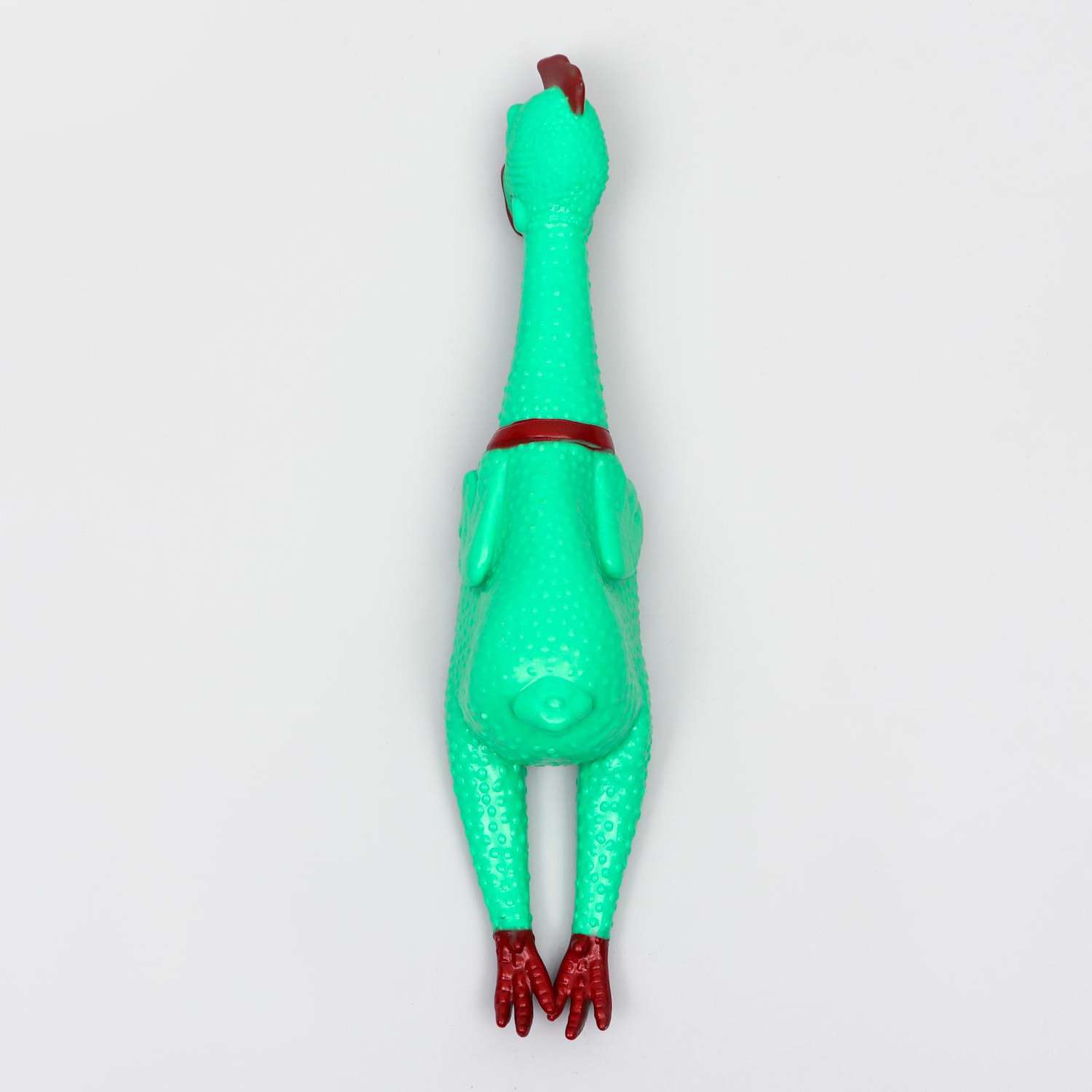 Игрушка для собак Пижон пищащая «Задумчивая курица XL» для собак 41 см зелёная - фото 3