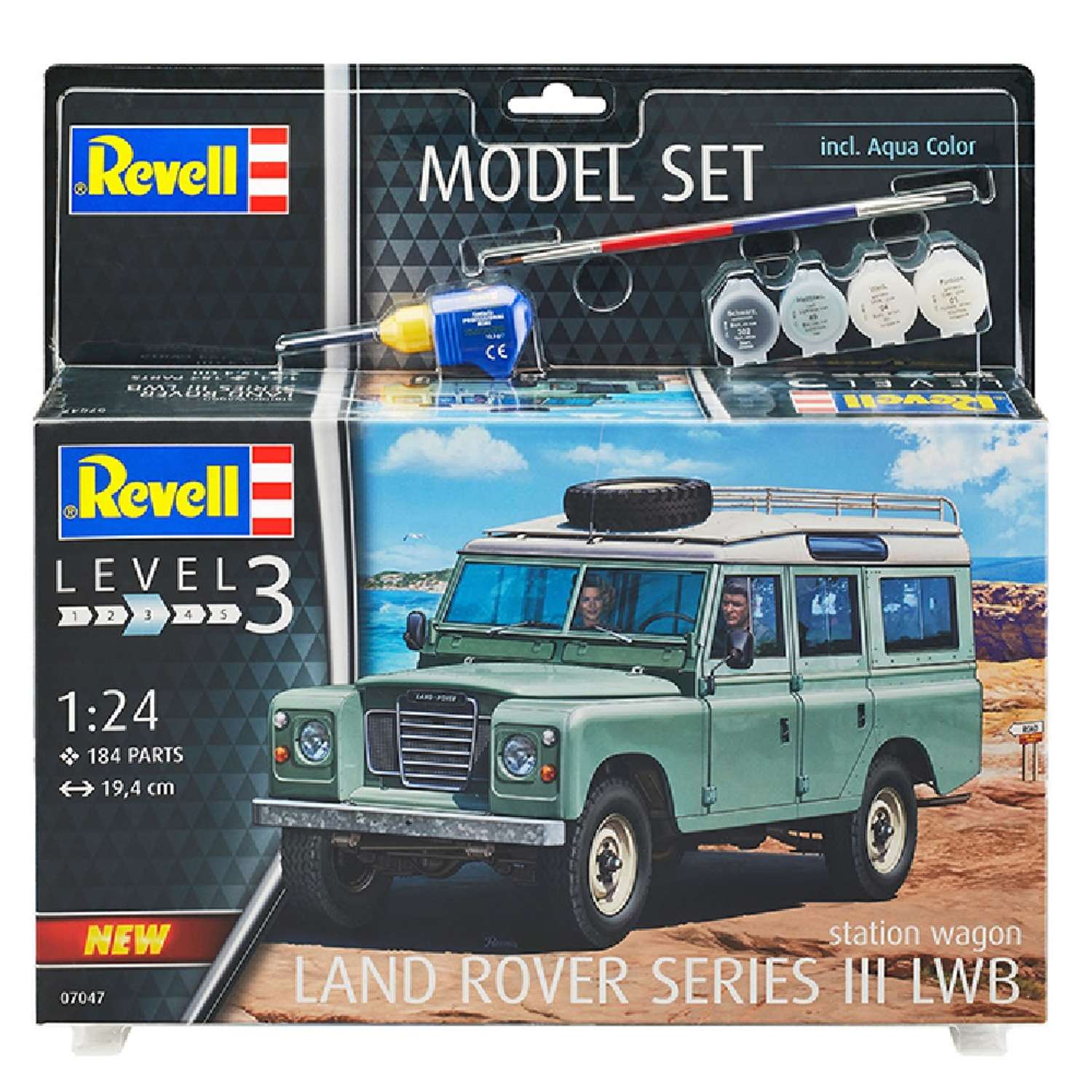 Модель для сборки Revell Автомобиль Land Rover Series III 67047 - фото 2