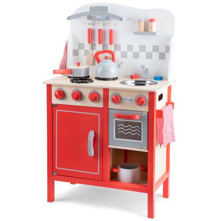 Кухня New Classic Toys красная 89 см