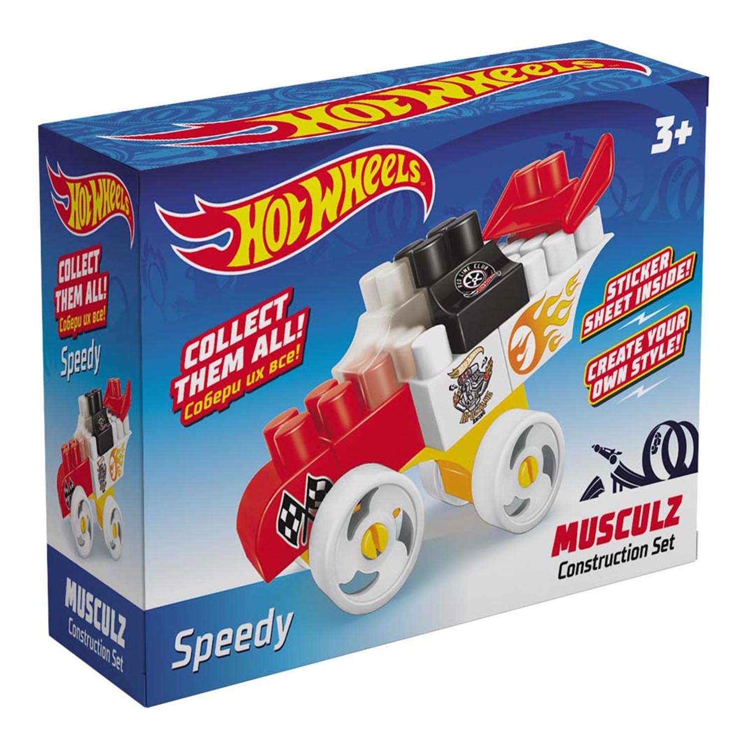 Конструктор BAUER Hot Wheels Musculz Speedy 709 - фото 1