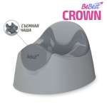 Горшок детский BeBest Crown серый