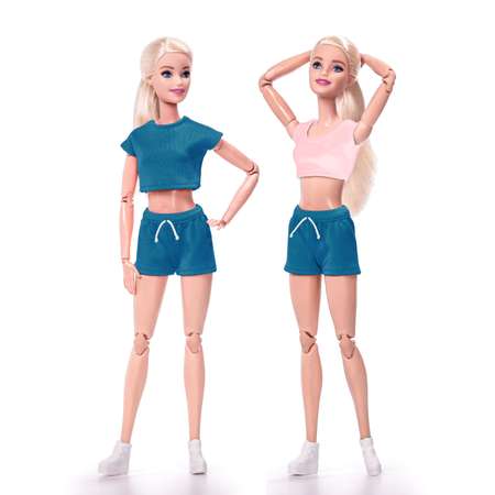 Комплект одежды для кукол Barbie VIANA морская глубина и розовое облако