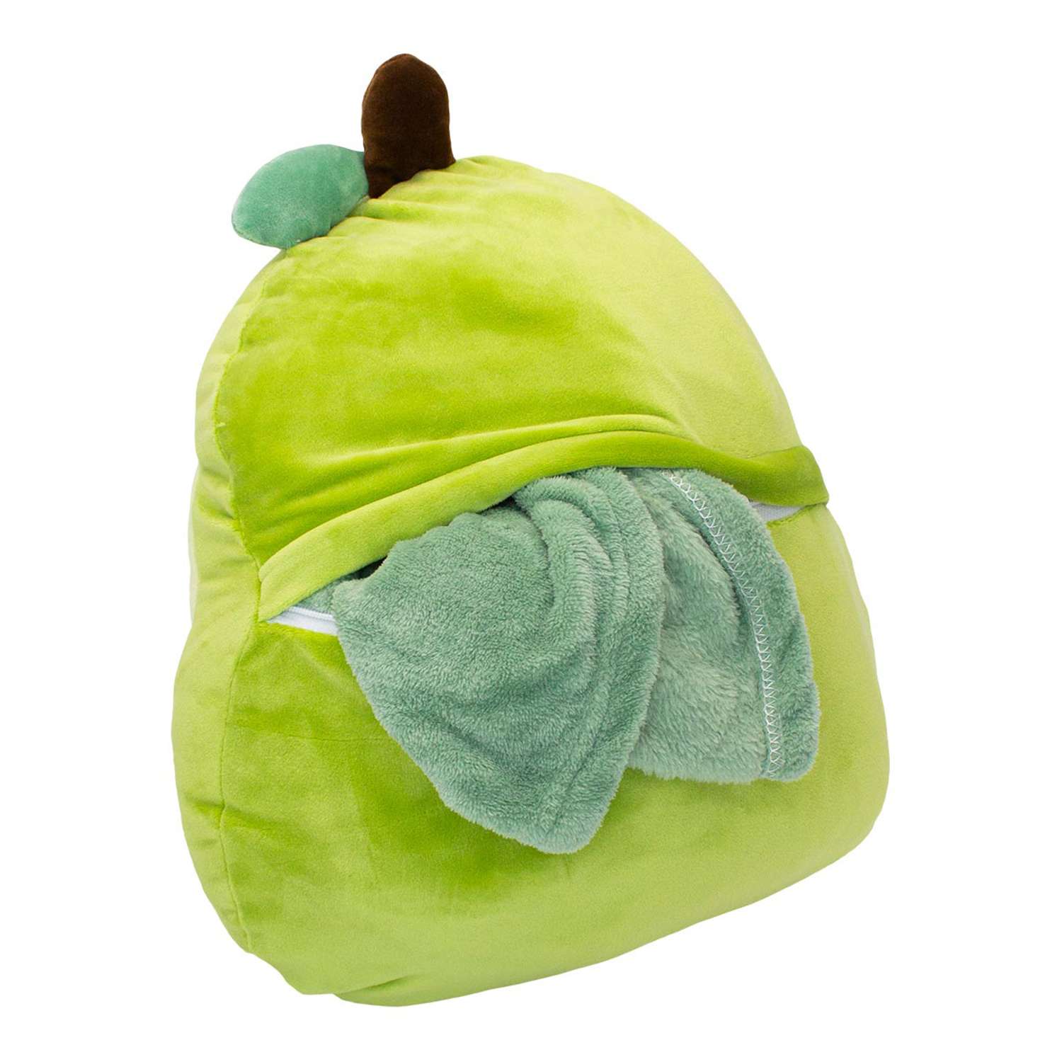 Мягкая игрушка Михи-Михи Авокадо с пледом внутри 45см - фото 4