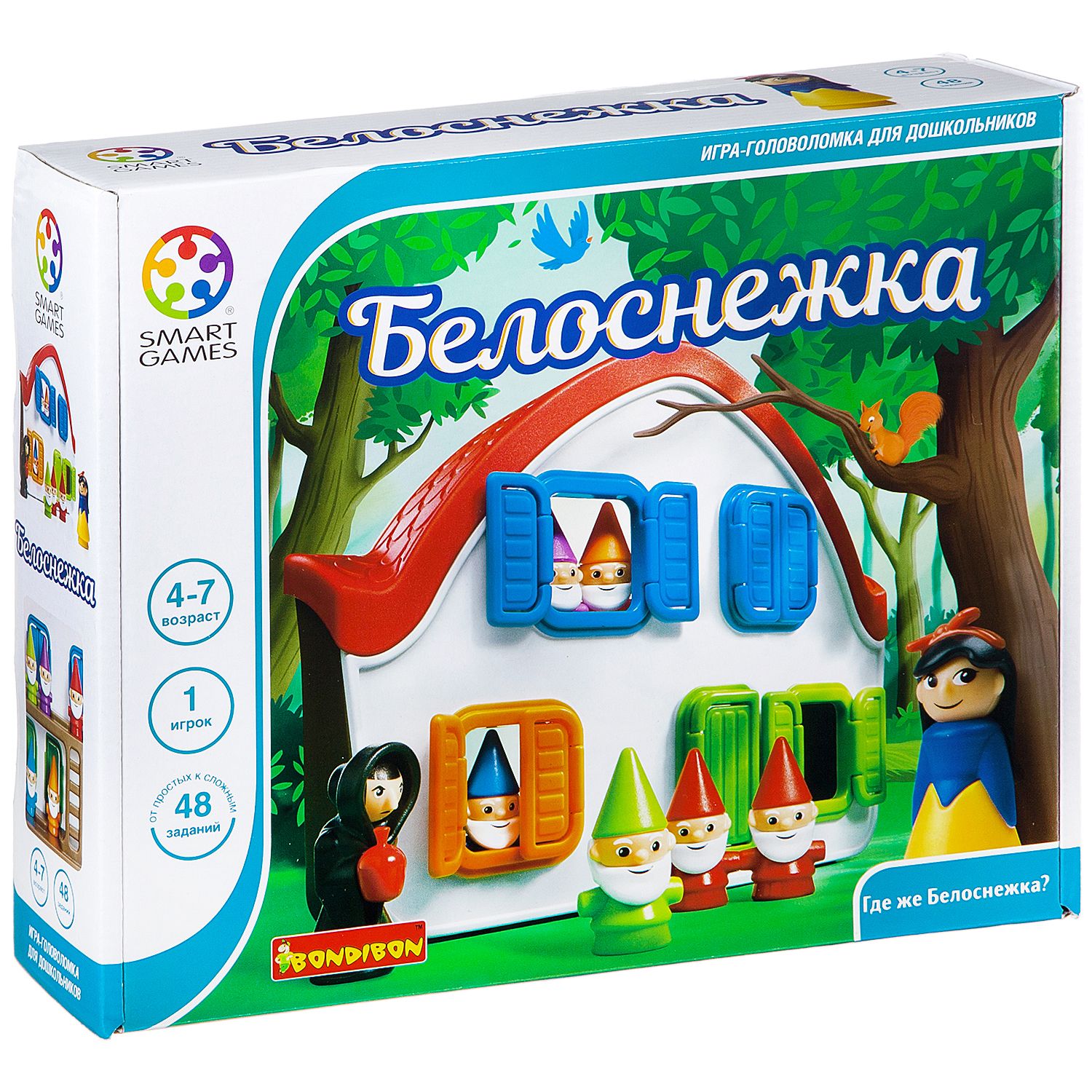 Игра логическая Bondibon Белоснежка ВВ2050 купить по цене 3679 ₽ в  интернет-магазине Детский мир