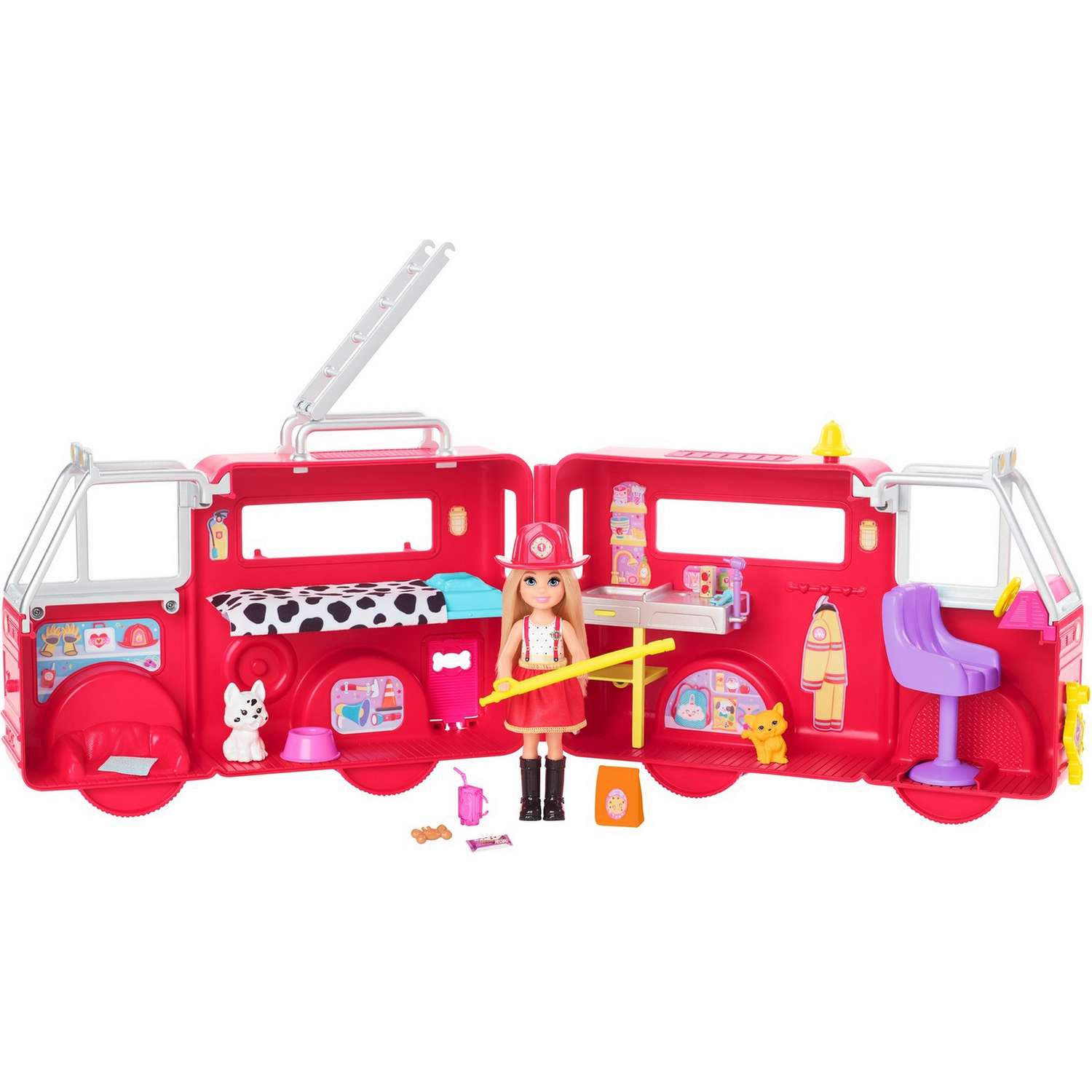 Набор игровой Barbie Челси и пожарная машина HCK73 HCK73 - фото 3